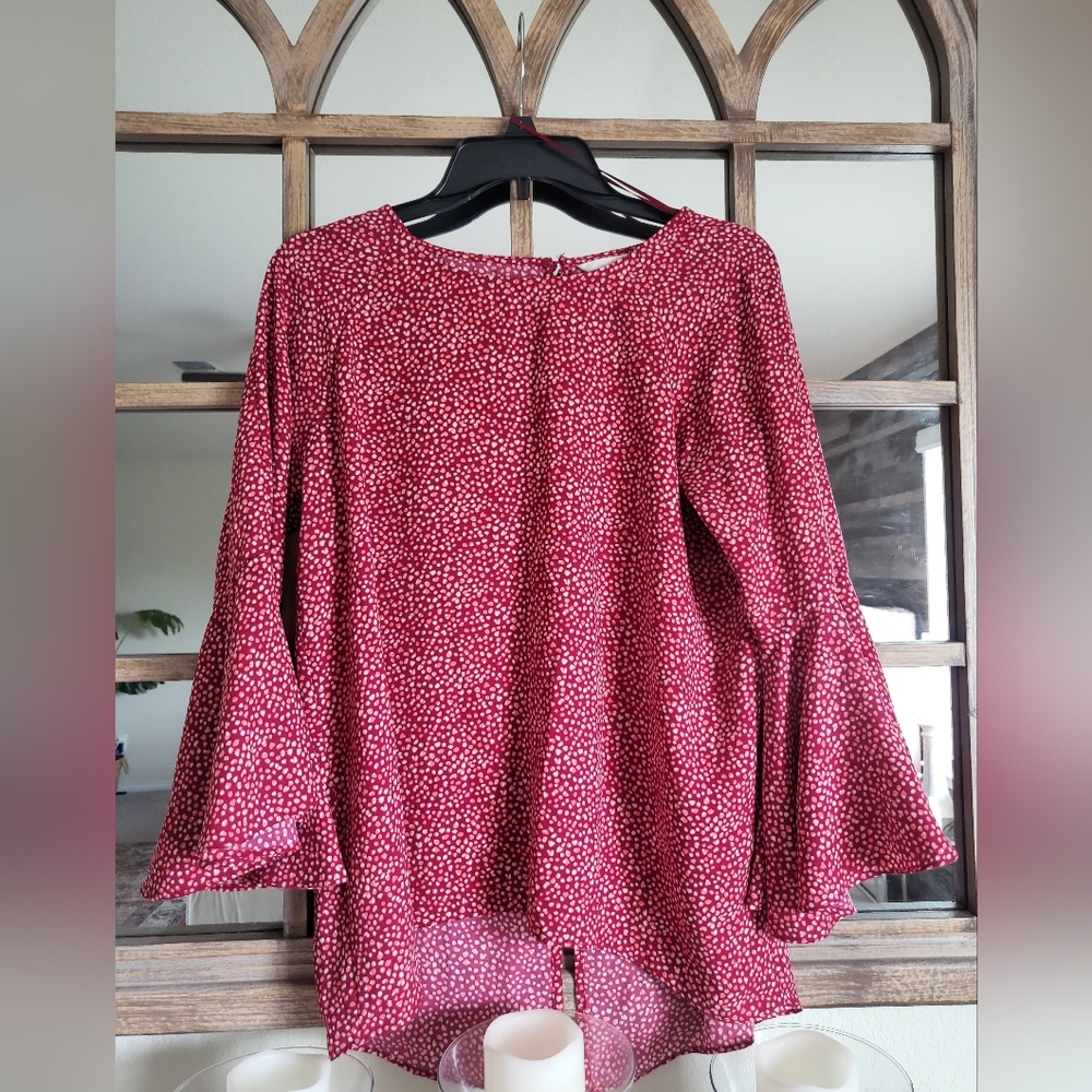 Women's Red Heart Top